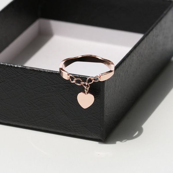 yun ruo new arrival ins heart pendant ring rose gold color fashion titanium steel jewelry wedding birthday gift woman never fade, Golden;silver
yun ruo new arrival ins heart pendant ring rose gold color fashion titanium steel jewelry wedding birthday gift woman never fade, Golden;silver
