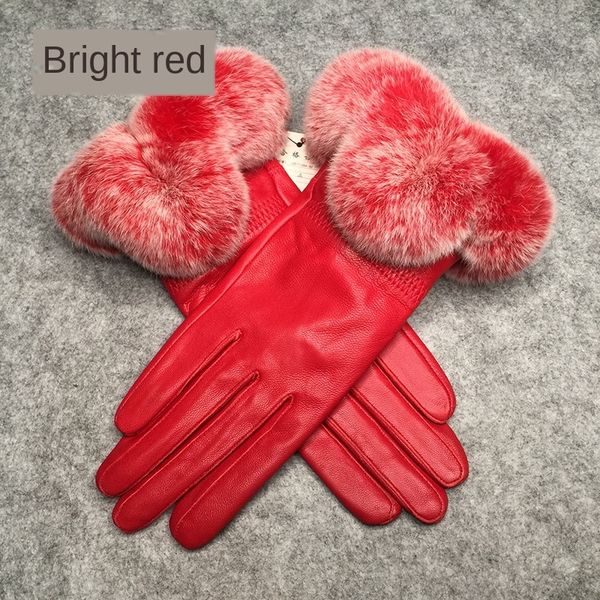 gphzw haining leather winter women's leather gloves rex rabbit fur velvet warm windproof first layer sheepskin warm glovesgloves and gl
gphzw haining leather winter women's leather gloves rex rabbit fur velvet warm windproof first layer sheepskin warm glovesgloves and gl