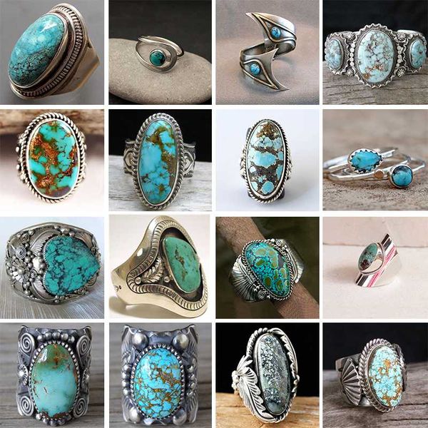 fashion bohemian ethnic three blue turquoises finger ring for women retro jewelry 2020 rings wholesale lots bulk, Golden;silver
fashion bohemian ethnic three blue turquoises finger ring for women retro jewelry 2020 rings wholesale lots bulk, Golden;silver