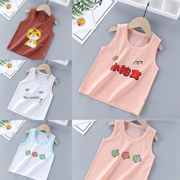 children vest cotton summer light kids cartoon zhong xiao tong sleeveless sling vest shirt shirt one-piece sling, Blue
children vest cotton summer light kids cartoon zhong xiao tong sleeveless sling vest shirt shirt one-piece sling, Blue