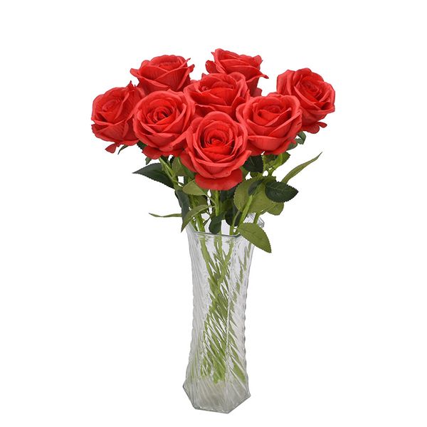 wholesale handmade single rose wedding simulation flower silk flower suitable for home l wedding venue simulation rose decoration
wholesale handmade single rose wedding simulation flower silk flower suitable for home l wedding venue simulation rose decoration