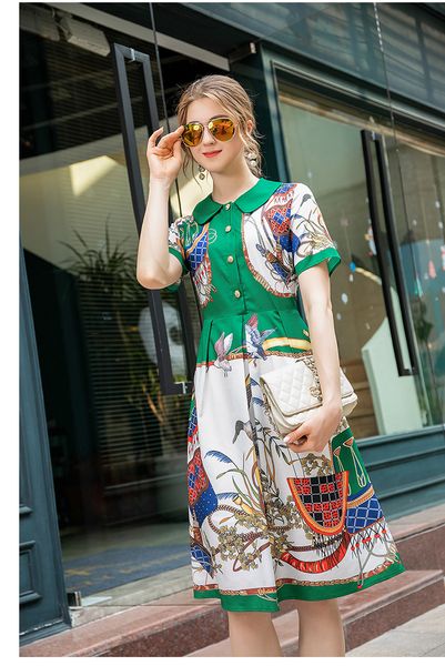 71 2020 summer brand same style empire short sleeve lapel neck a line panelled prom dress jq, White;black
71 2020 summer brand same style empire short sleeve lapel neck a line panelled prom dress jq, White;black