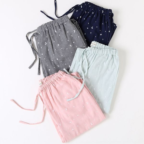 damij spring and autumn cotton double-layer home clothes trousers gauze large size lovers' pajamas casual pajamas home clothes men', Blue;red
damij spring and autumn cotton double-layer home clothes trousers gauze large size lovers' pajamas casual pajamas home clothes men', Blue;red