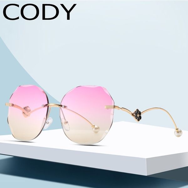 q2022 sunglasses women men design rimless sun glasses alloy frame gradient pink lady glasses eyeglasses uv400, White;black
q2022 sunglasses women men design rimless sun glasses alloy frame gradient pink lady glasses eyeglasses uv400, White;black