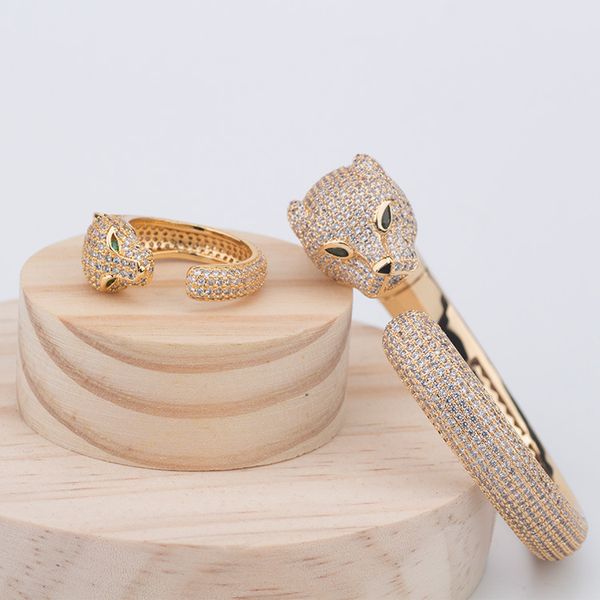 2020 cross border gold inlaid diamond bracelet leopard head bracelet full of zircon white gold personalized female bracelet jewelry, Black
2020 cross border gold inlaid diamond bracelet leopard head bracelet full of zircon white gold personalized female bracelet jewelry, Black