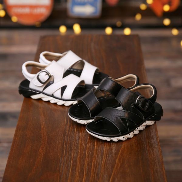 2020 for boys girls genuine leather for children middle and large children sandals and sandals, Black;red
2020 for boys girls genuine leather for children middle and large children sandals and sandals, Black;red