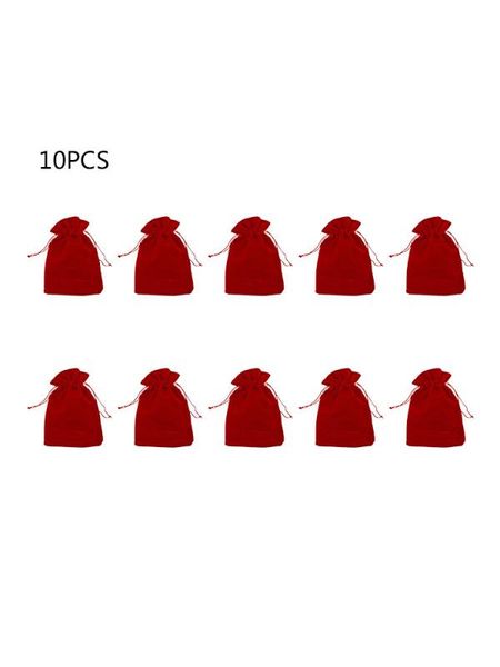 10pcs red velvet drawstring bags jewelry storage gift bags wedding party bead package container storage bag
10pcs red velvet drawstring bags jewelry storage gift bags wedding party bead package container storage bag