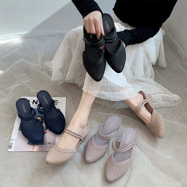 sandals comfort sandals summer flip flops fashion high quality, Black