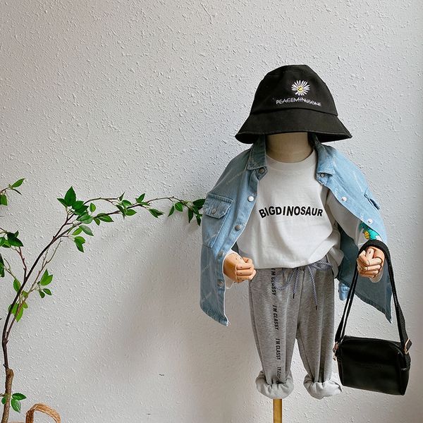 ukvex children's tong chen shan tong chen shan children's coat shirt 2020 squinting autumn new boys' and girls' letter p, White;black
ukvex children's tong chen shan tong chen shan children's coat shirt 2020 squinting autumn new boys' and girls' letter p, White;black