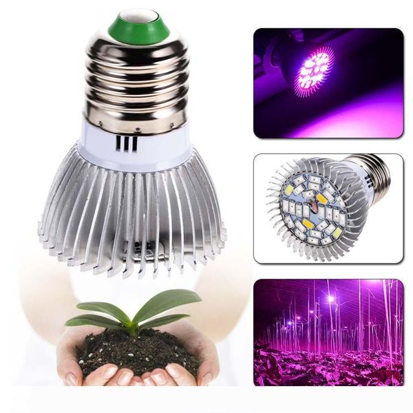 28w e27 gu10 e14 led grow bulb light 28 leds smd 5730 led grow light hydroponic plant full spectrum lamp ac 85-265v
28w e27 gu10 e14 led grow bulb light 28 leds smd 5730 led grow light hydroponic plant full spectrum lamp ac 85-265v