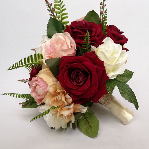 bridal bouquet silk wedding bouquet rose wine flower artificial bouquet wedding flower wedding accessories
bridal bouquet silk wedding bouquet rose wine flower artificial bouquet wedding flower wedding accessories