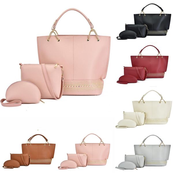 2020 new set of 3 women national style leather handbag lady high capacity travel shoulder bag tote satchel purse card holder
2020 new set of 3 women national style leather handbag lady high capacity travel shoulder bag tote satchel purse card holder