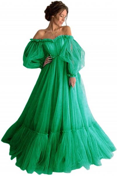dark green prom dresses long sleeve off the shoulder princess dress tulle lace-up formal evening party dresses plus size, Black;red
dark green prom dresses long sleeve off the shoulder princess dress tulle lace-up formal evening party dresses plus size, Black;red