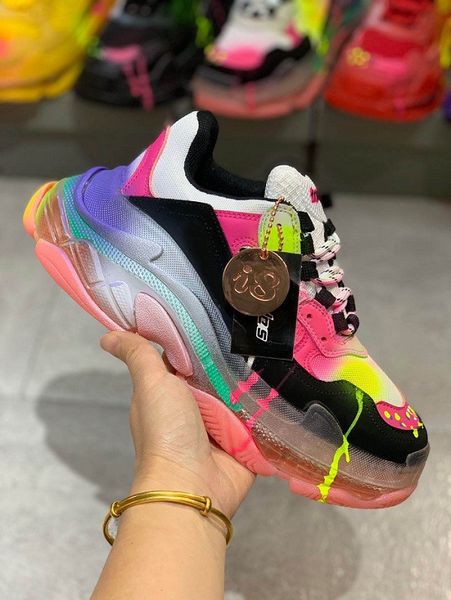 track paris triple-s 17fw crystal bottom dad shoes platform triple s sneakers mens women vintage kanye old grandpa trainer size 36-45
track paris triple-s 17fw crystal bottom dad shoes platform triple s sneakers mens women vintage kanye old grandpa trainer size 36-45