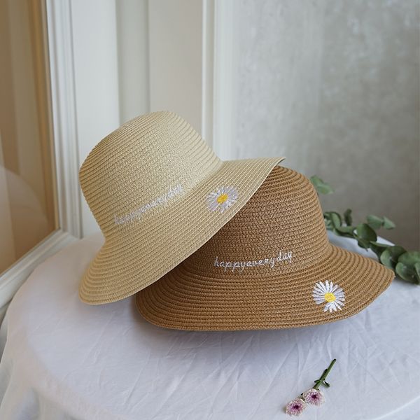 women's fashion straw embroidered straw korean fashion daisy embroidery all-match casual foldable basin hat sun hat, Blue;gray
women's fashion straw embroidered straw korean fashion daisy embroidery all-match casual foldable basin hat sun hat, Blue;gray