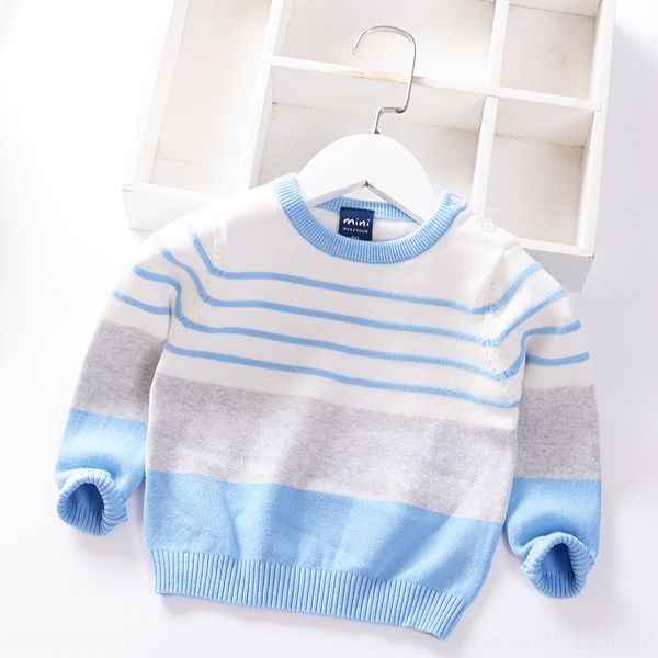 boys' children's single-layer 2020 autumn sweater new boys' and children's sweater striped base shirt trendy, Blue
boys' children's single-layer 2020 autumn sweater new boys' and children's sweater striped base shirt trendy, Blue