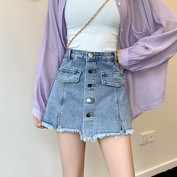 skirts women summer denim irregular tassel mini skirt button patchwork hem high waist lady korean female fashion streetwear, Black
skirts women summer denim irregular tassel mini skirt button patchwork hem high waist lady korean female fashion streetwear, Black