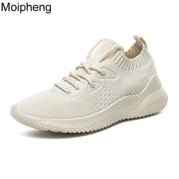 moipheng sneakers women flats shoes 2020 new spring sock sneakers ladies summer lace up flats white women walking tenis feminino, Black 
moipheng sneakers women flats shoes 2020 new spring sock sneakers ladies summer lace up flats white women walking tenis feminino, Black