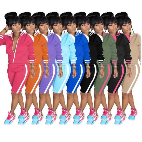 summer women two piece outfits designer zip shorts jogging set club casual long sleeve tight pants sports suit s-xxl, Gray
summer women two piece outfits designer zip shorts jogging set club casual long sleeve tight pants sports suit s-xxl, Gray