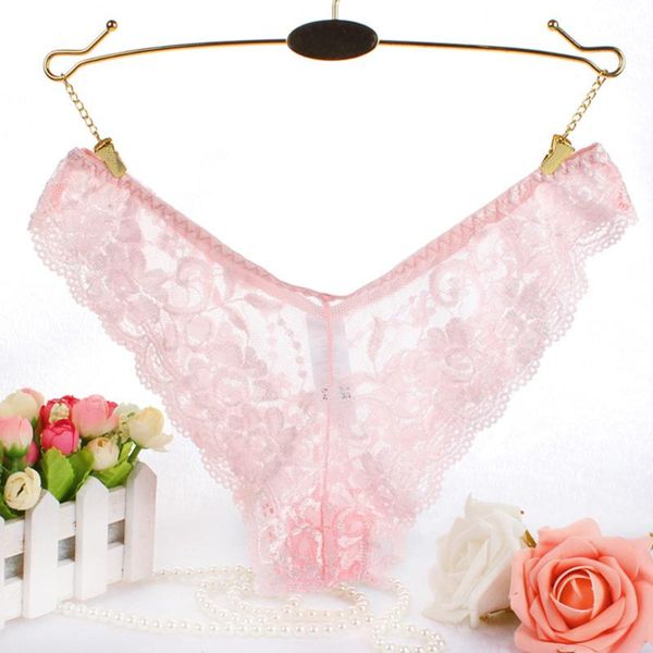 women's panties summer transparent lace briefs ladies underwear low waist t pants thong, Black;pink
women's panties summer transparent lace briefs ladies underwear low waist t pants thong, Black;pink