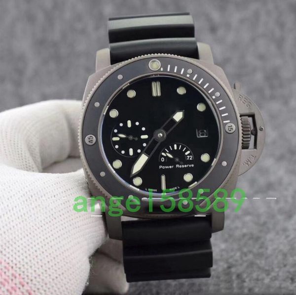 luxury black classic pam power reserve automatic movement 47mm men watch rotating ceramic bezel black rubber strap diving mens watches, Slivery;brown
luxury black classic pam power reserve automatic movement 47mm men watch rotating ceramic bezel black rubber strap diving mens watches, Slivery;brown