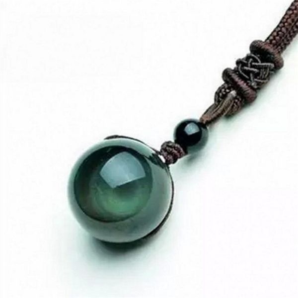 new arrival crystal rainbow eye obsidian transfer good luck bead pendant necklace for women men jewelry, Silver
new arrival crystal rainbow eye obsidian transfer good luck bead pendant necklace for women men jewelry, Silver