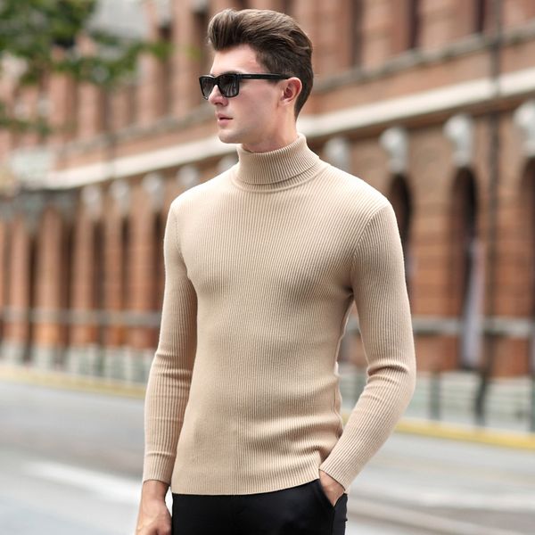 3xl winter high-necked elastic men sweater thickening slimming pullover, White;black
3xl winter high-necked elastic men sweater thickening slimming pullover, White;black
