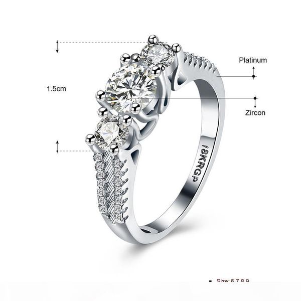 zhf jewelry 18krgp stamped analog diamonds white gold filled wedding engagement rings for women wedding jewelry, Golden;silver
zhf jewelry 18krgp stamped analog diamonds white gold filled wedding engagement rings for women wedding jewelry, Golden;silver