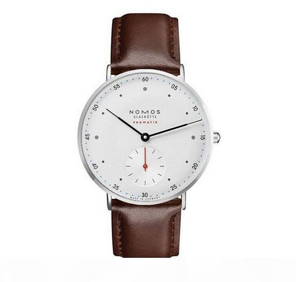 new brand nomos quartz watch lovers watches women men dress watches leather dress wristwatches fashion casual watches minimalist design, Slivery;brown
new brand nomos quartz watch lovers watches women men dress watches leather dress wristwatches fashion casual watches minimalist design, Slivery;brown