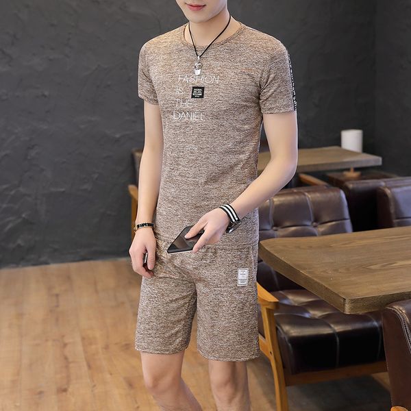 arrival men's t new 2 pc + shorts summer two-piece short sleeve casual basic t-shirts cool letter shirt shirts, Gray
arrival men's t new 2 pc + shorts summer two-piece short sleeve casual basic t-shirts cool letter shirt shirts, Gray