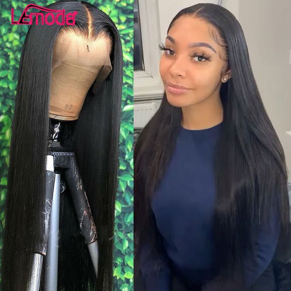 lemoda straight human hair wigs lace front human hair wigs for women brazilian 150% remy hair preplucke 13x4 lace frontal wig, Black
lemoda straight human hair wigs lace front human hair wigs for women brazilian 150% remy hair preplucke 13x4 lace frontal wig, Black