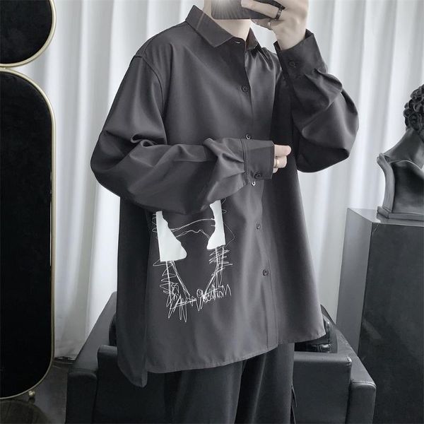 мужская футболка с длинным рукавом camisas masculina кнопка рубашки для mens одежда повседневных абстрактной живописи отпечатана рубашки, White;black
мужская футболка с длинным рукавом camisas masculina кнопка рубашки для mens одежда повседневных абстрактной живописи отпечатана рубашки, White;black