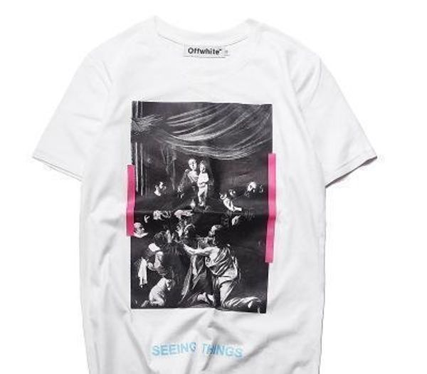 20 selling religious t-shirt european and american style high street trend brand off oil painting printed cotton religious t-shirt, White;black
20 selling religious t-shirt european and american style high street trend brand off oil painting printed cotton religious t-shirt, White;black