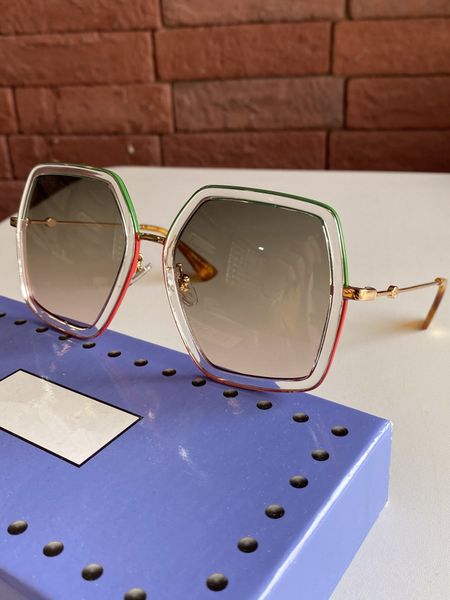 g pig year limited edition high-end quality polygonal sunglasses trimming mirror non-standard polygon frame 0106s, White;black
g pig year limited edition high-end quality polygonal sunglasses trimming mirror non-standard polygon frame 0106s, White;black