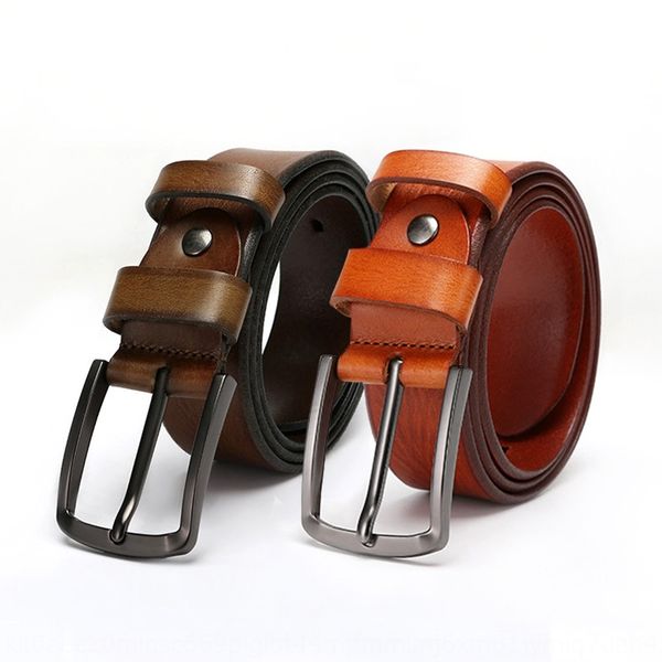 men's buckle genuine leather men's belt pin pin layer cowhide young and middle-aged trousers belt, Black;brown
men's buckle genuine leather men's belt pin pin layer cowhide young and middle-aged trousers belt, Black;brown