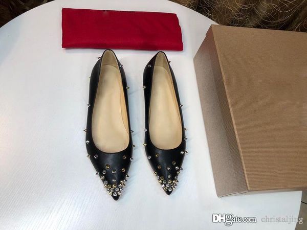 hottest rivet остроконечные toe женщины роскошная красная кожа дно патентный гладиатор квартиры sexy stud женщины top brand ballet flat обув, Black
hottest rivet остроконечные toe женщины роскошная красная кожа дно патентный гладиатор квартиры sexy stud женщины top brand ballet flat обув, Black