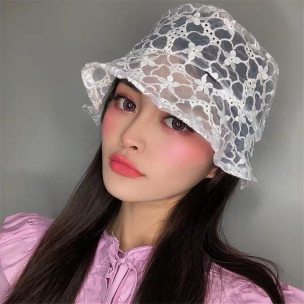 новый vintage soft lace цветы широкими полями вс bucket fisherman hat for 2020 kpop лето egirl женщин эстетическая украшения, Blue;gray
новый vintage soft lace цветы широкими полями вс bucket fisherman hat for 2020 kpop лето egirl женщин эстетическая украшения, Blue;gray
