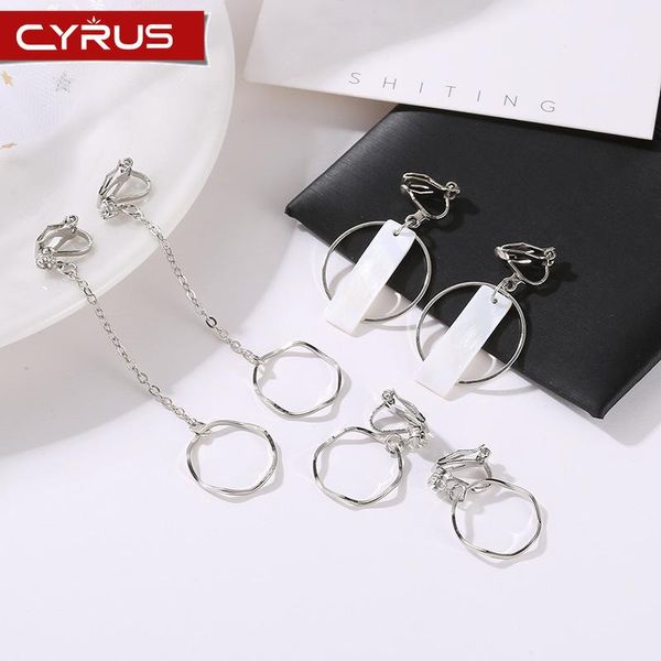 hollow tassel long ear clip geometric women earrings jewelry accessories for girl weddings party gift 2020 silver color trendy, Golden;silver
hollow tassel long ear clip geometric women earrings jewelry accessories for girl weddings party gift 2020 silver color trendy, Golden;silver