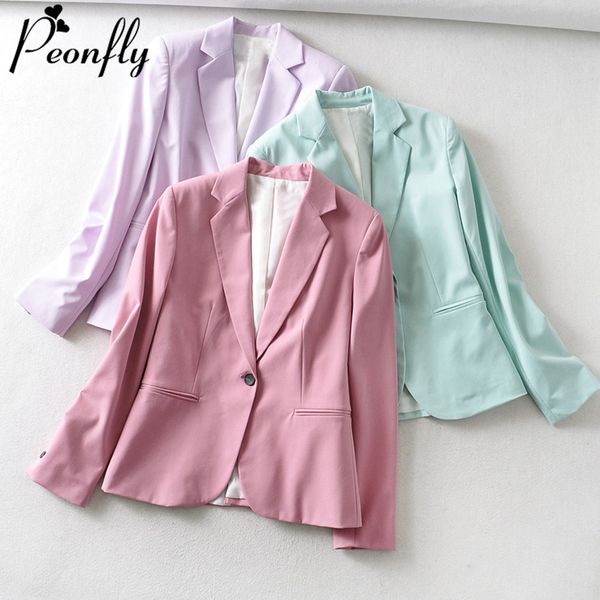 women's suits & blazers peonfly women 2021 fashion office ladies pockets coat korean notched collar long sleeve female outerwear chic, White;black
women's suits & blazers peonfly women 2021 fashion office ladies pockets coat korean notched collar long sleeve female outerwear chic, White;black
