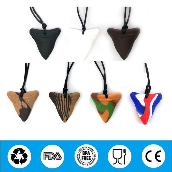 shark tooth chew necklace for kids, fda approved silicone oral sensory chewy teether pendant chewelry for teething, autism,
shark tooth chew necklace for kids, fda approved silicone oral sensory chewy teether pendant chewelry for teething, autism,