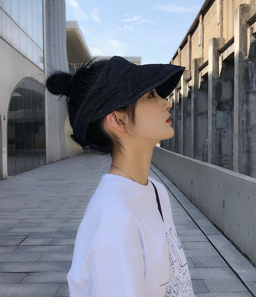 women's outdoor beach sunscreen denim sunscreen korean fashion washed denim empty hat sun hat fashion, Blue;gray
women's outdoor beach sunscreen denim sunscreen korean fashion washed denim empty hat sun hat fashion, Blue;gray