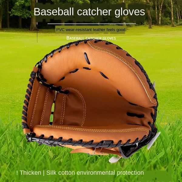cen softball baseball catcher professional training thickened pvc imitation cowhide softball baseball gloves catching gloves, Blue;gray
cen softball baseball catcher professional training thickened pvc imitation cowhide softball baseball gloves catching gloves, Blue;gray