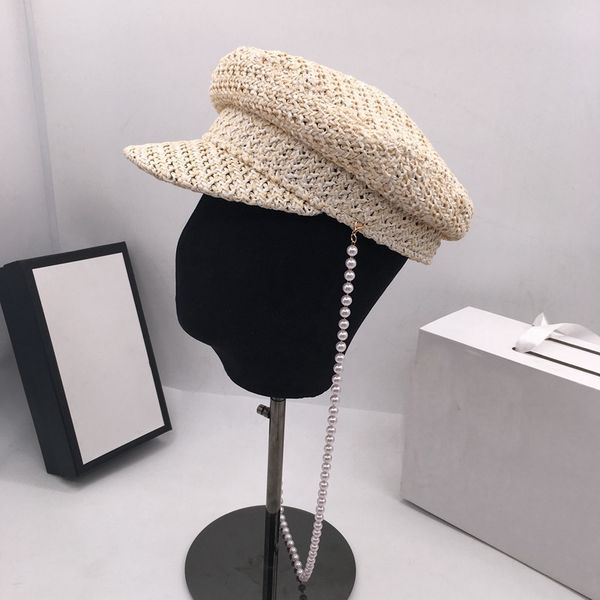 2020 summer new fashionable joker small sweet wind pearls straw hat shading breathable cap beret, Blue;gray
2020 summer new fashionable joker small sweet wind pearls straw hat shading breathable cap beret, Blue;gray