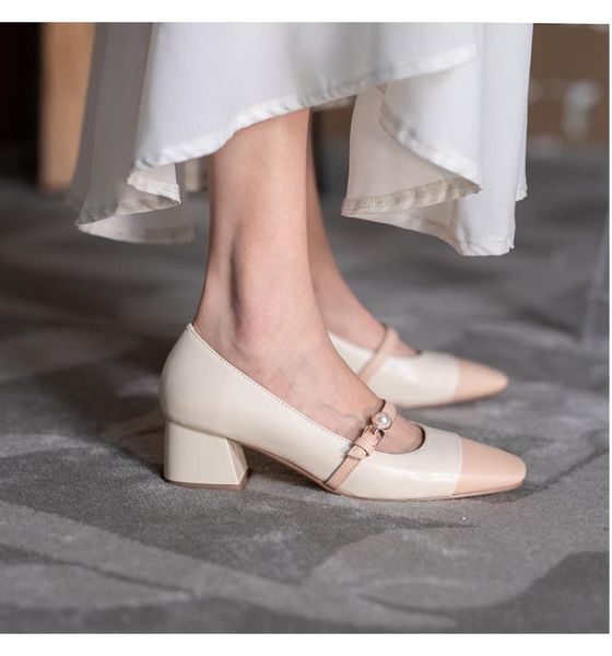 comfortable new fashion chunky heel square head shallow mouth four seasons shoes leather large size mary jane shoes, Black
comfortable new fashion chunky heel square head shallow mouth four seasons shoes leather large size mary jane shoes, Black