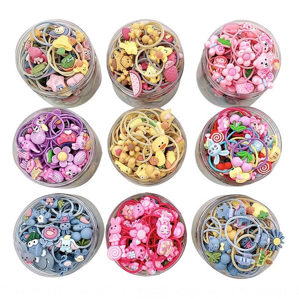 korean children's head rope does not hurt baby's tie children's rubber hair band hair rubber band girls' floral headdres, Slivery;white 
korean children's head rope does not hurt baby's tie children's rubber hair band hair rubber band girls' floral headdres, Slivery;white