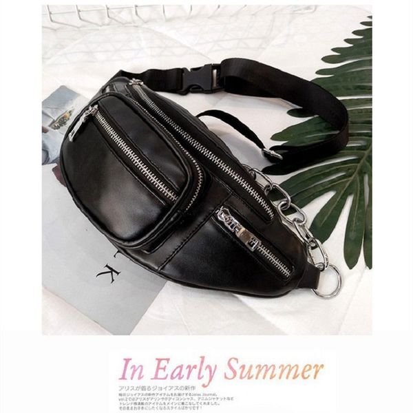 belt bag new european and american style sports outdoor pu leather chain chest bag shoulder messenger men and women
belt bag new european and american style sports outdoor pu leather chain chest bag shoulder messenger men and women