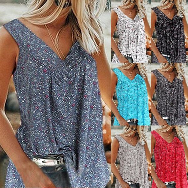 women printed v-neck oversized elegant casual v-neck pullover ladies sleeveless chic summer sleeveless t-shirt, Black;blue
women printed v-neck oversized elegant casual v-neck pullover ladies sleeveless chic summer sleeveless t-shirt, Black;blue