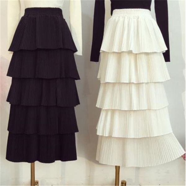 2020 autumn and winter new arrival korean winter style long sweet layer skirt elastic waist princess ladies skirts ing, Black
2020 autumn and winter new arrival korean winter style long sweet layer skirt elastic waist princess ladies skirts ing, Black