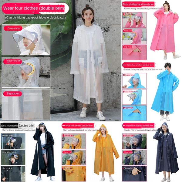 5rjxn raincoat long body fashion transparent protection men's and women's protective bicycle single electric car poncho battery bi
5rjxn raincoat long body fashion transparent protection men's and women's protective bicycle single electric car poncho battery bi