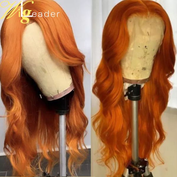 Wigleader Orange 150% Preplucked Swiss Lace Frontal Wigs Remy Glueless Hair Wigs Wavy Hair Lace Wigs
Wigleader Orange 150% Preplucked Swiss Lace Frontal Wigs Remy Glueless Hair Wigs Wavy Hair Lace Wigs